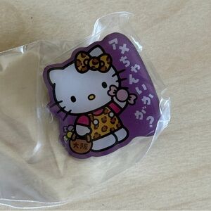 Sanrio Hello Kitty Leopard Osaka Japan Local Regional City Pin Badge